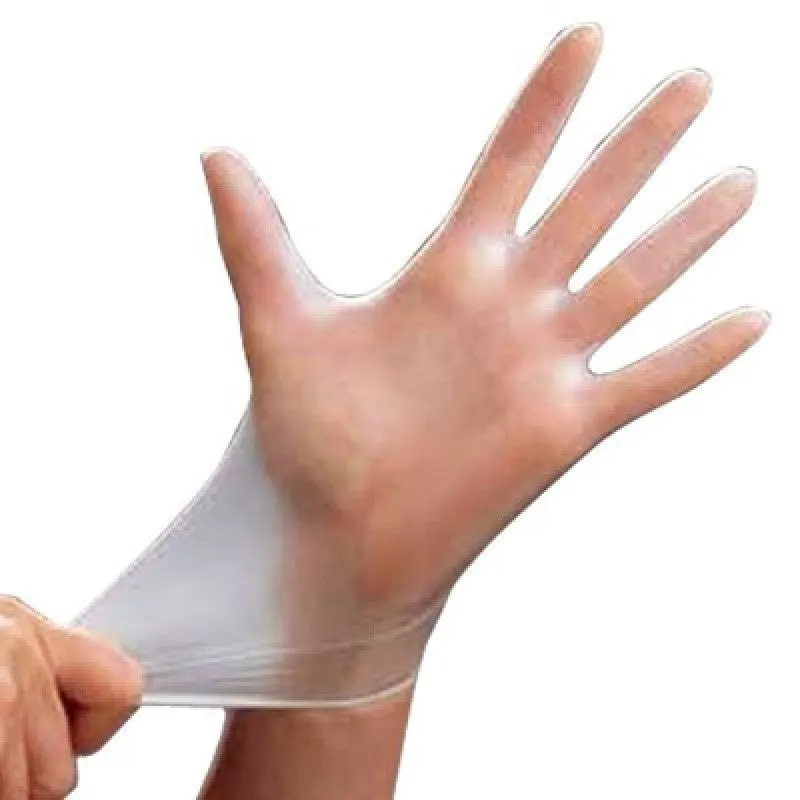 100/pcs Disposable Vinyl Gloves (Powder-Free)