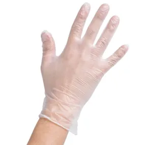 100/pcs Disposable Vinyl Gloves (Powder-Free)