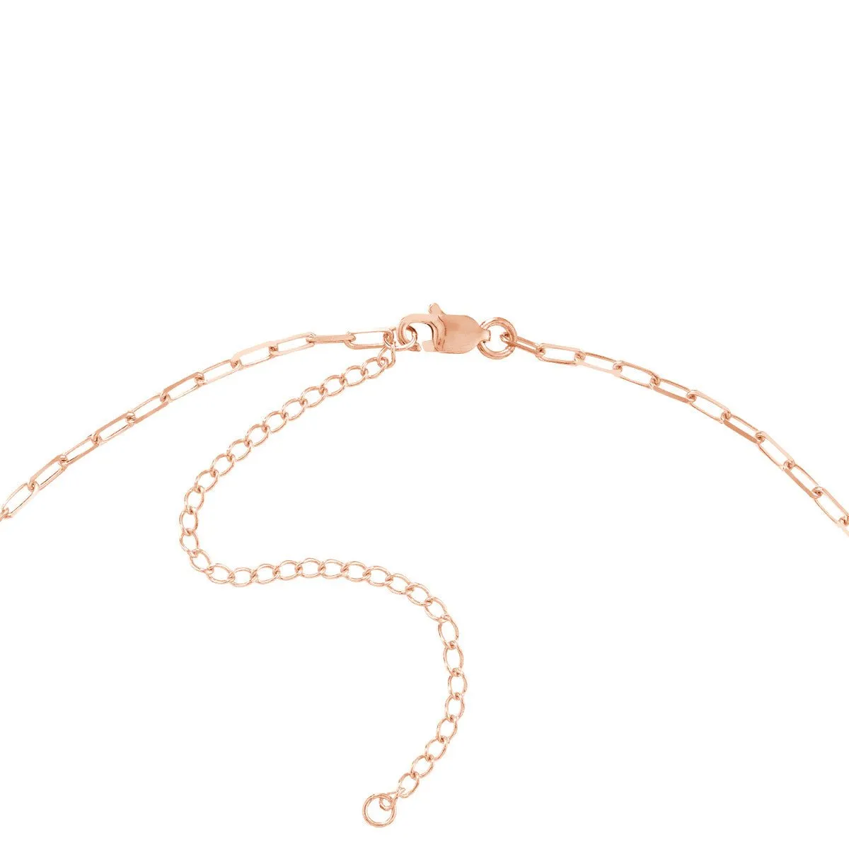 14K Gold 1.95mm Paperclip Choker Chain