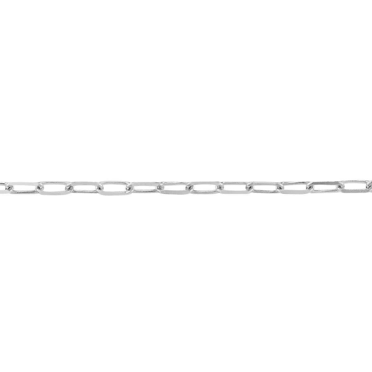 14K Gold 1.95mm Paperclip Choker Chain