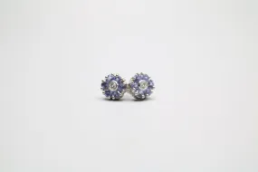 14K White Gold Diamond Earrings (0.14 CTW)