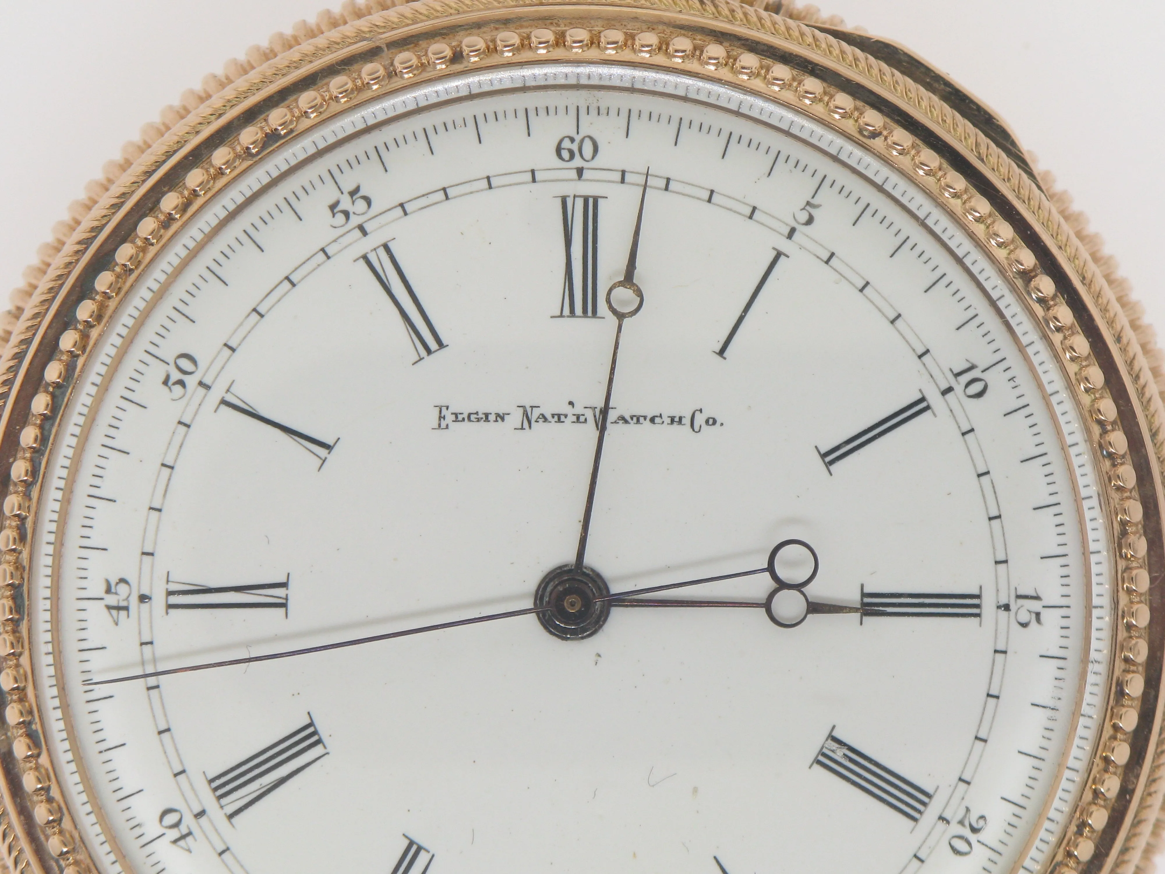 14K Yellow Gold Elgin Doctor's Pocket Watch Circa 1881 16 Size (Estate Jewelry)