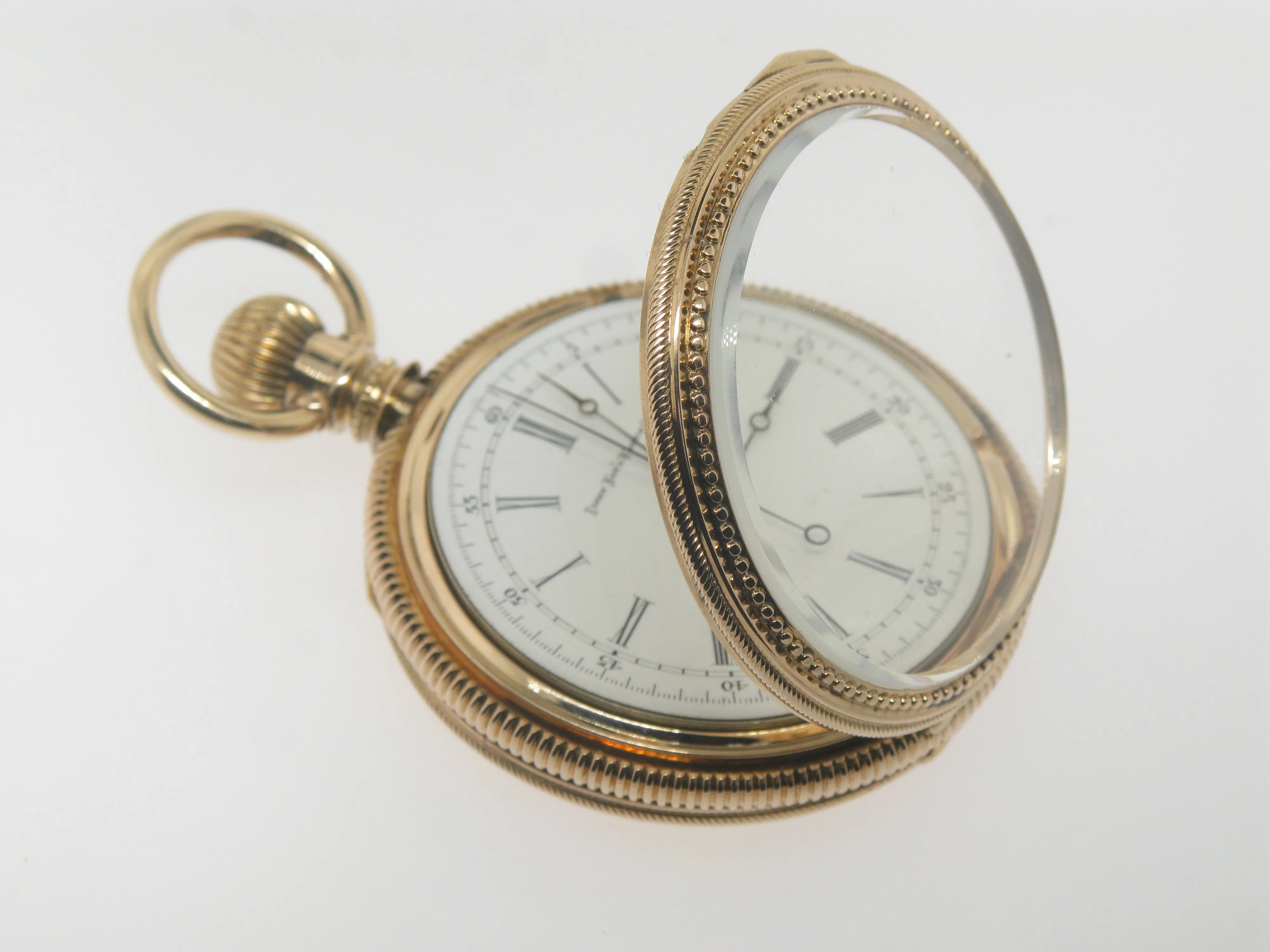 14K Yellow Gold Elgin Doctor's Pocket Watch Circa 1881 16 Size (Estate Jewelry)