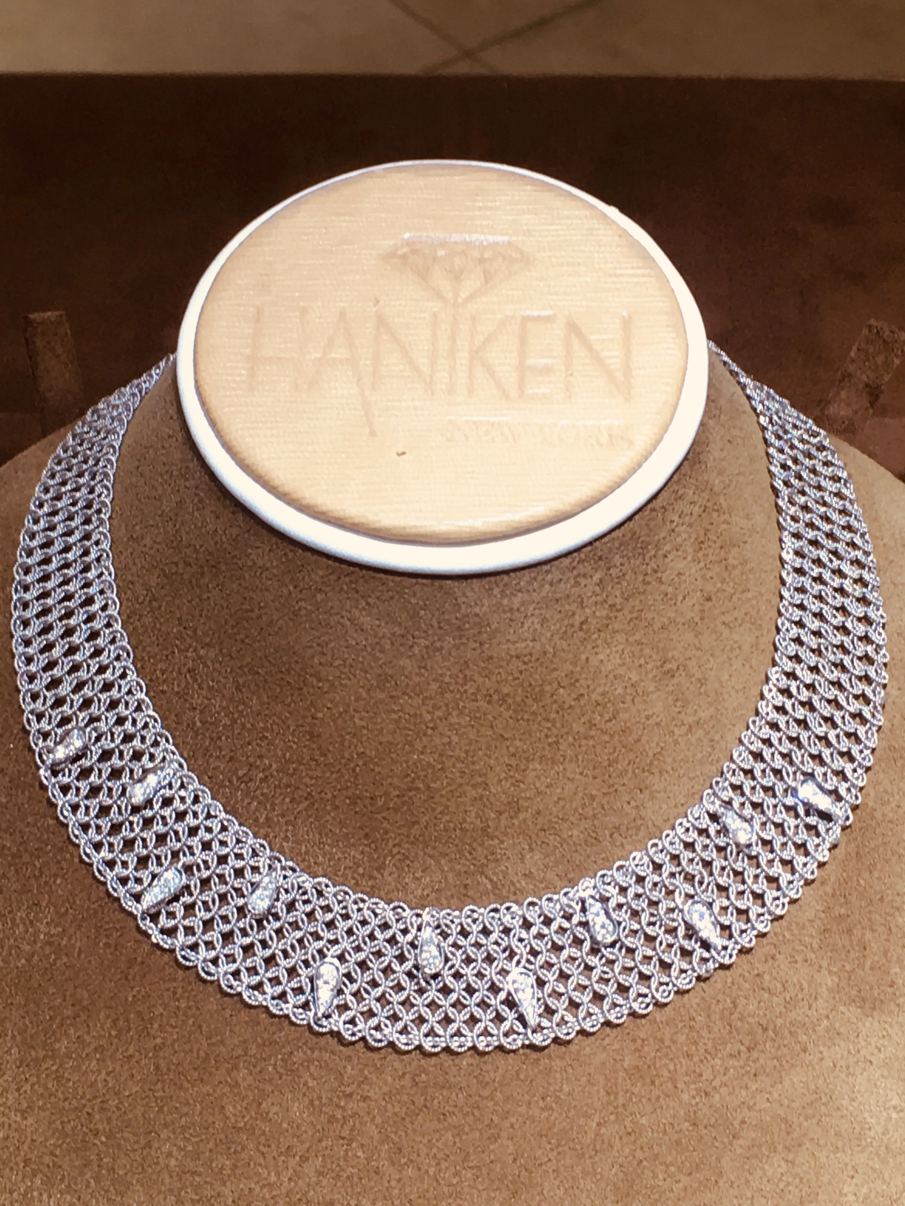 1.54ctw Round Diamond Choker Necklace