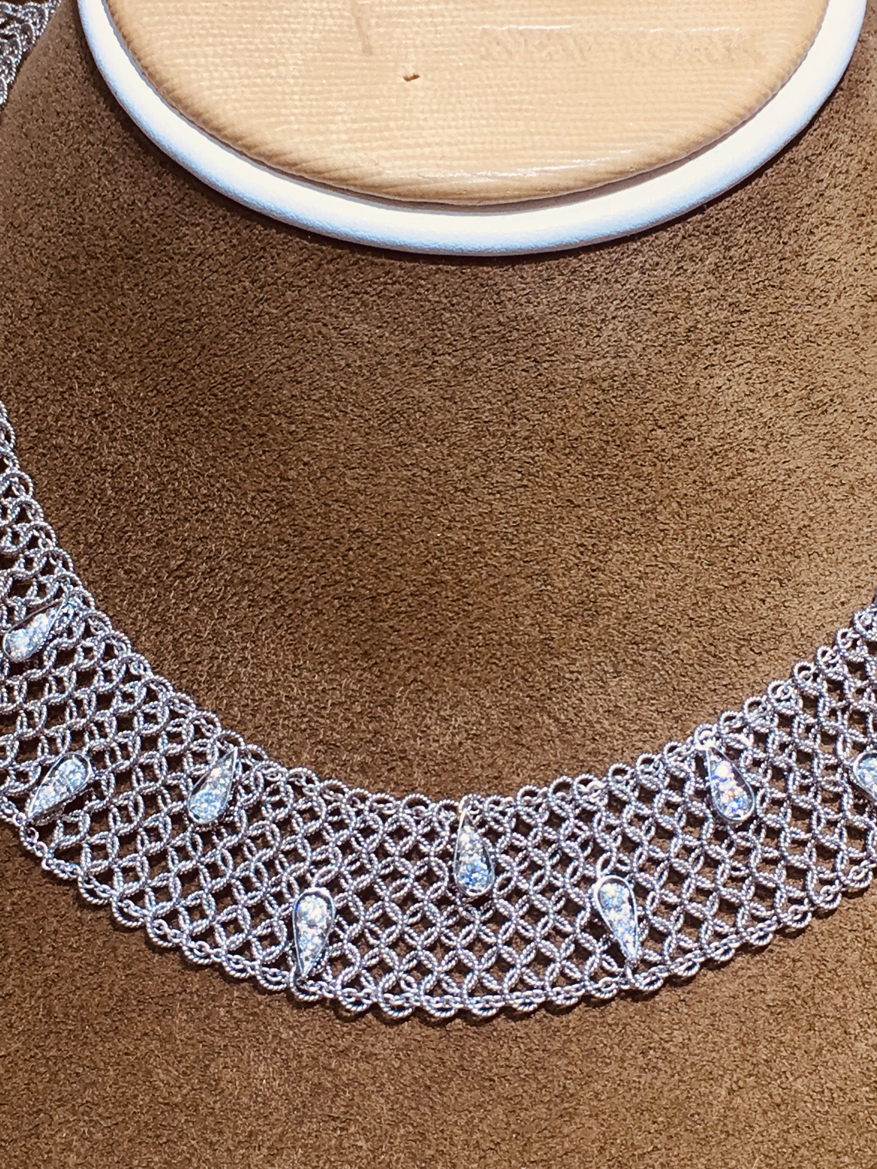 1.54ctw Round Diamond Choker Necklace