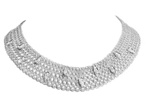 1.54ctw Round Diamond Choker Necklace