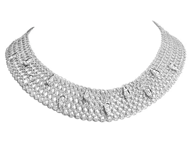 1.54ctw Round Diamond Choker Necklace