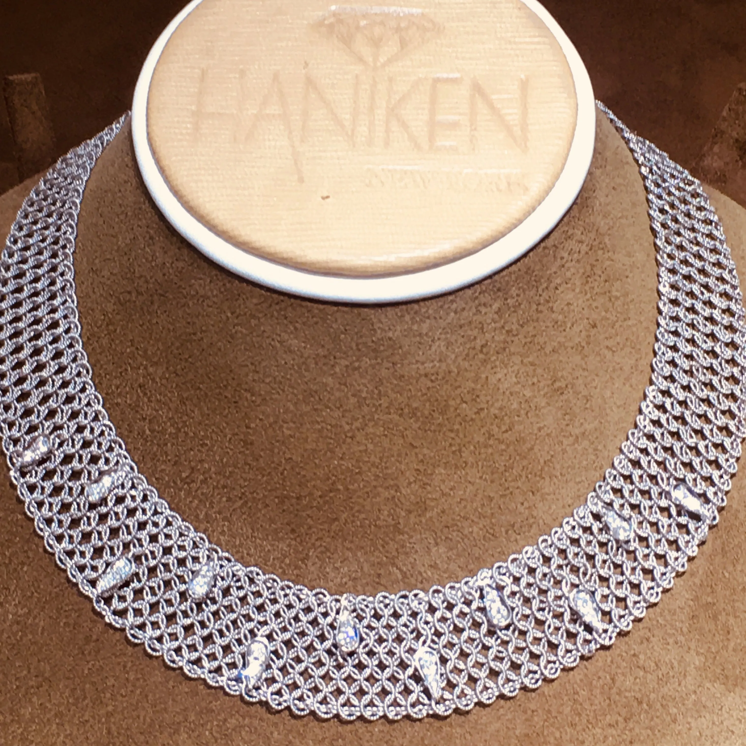 1.54ctw Round Diamond Choker Necklace