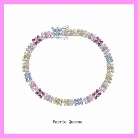 【2-43.8#】Rainbow Bee  Bracelet  for female fashion daily engagement wedding anniversary birthday present