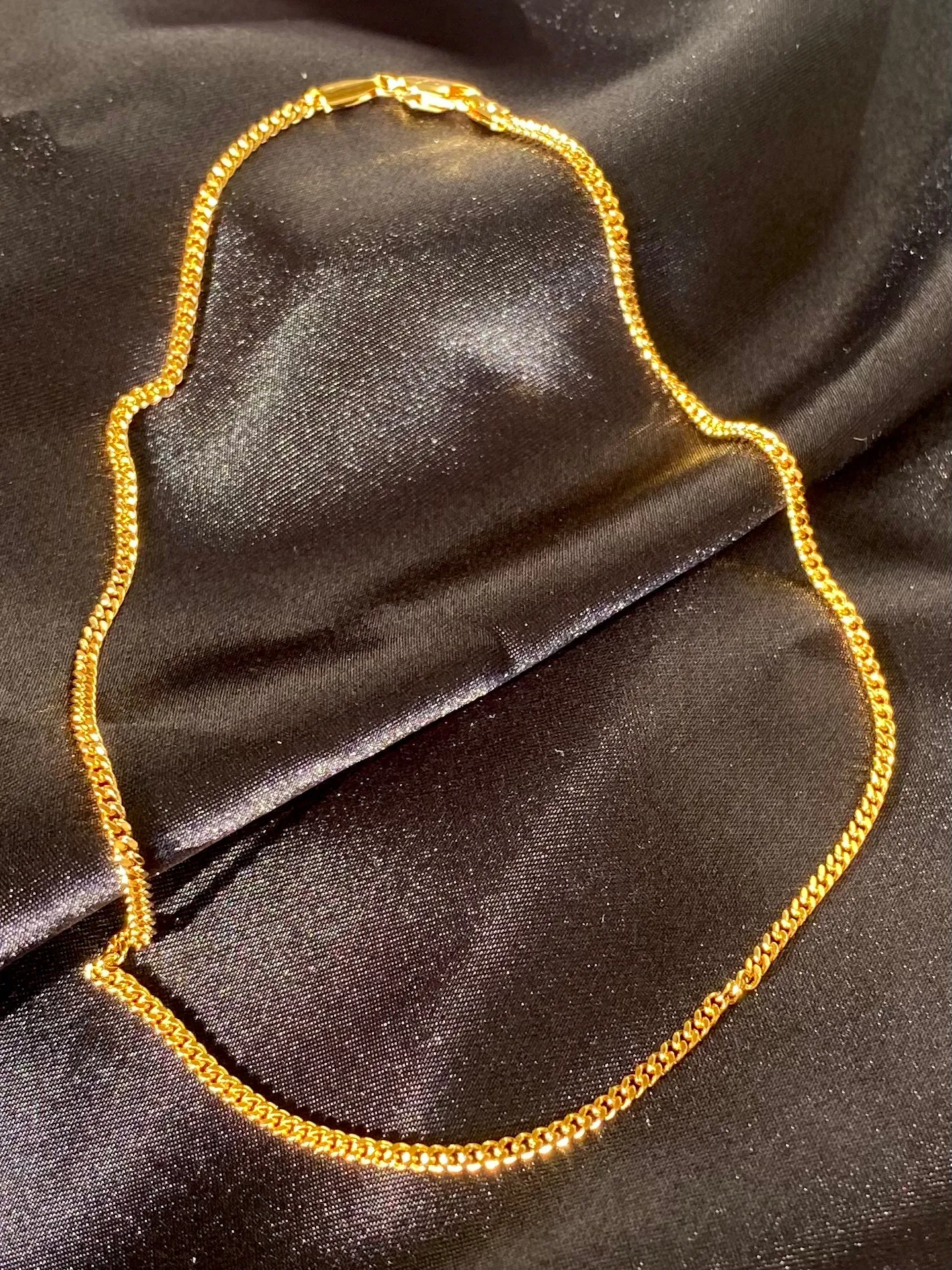 24k Curb Chain Choker