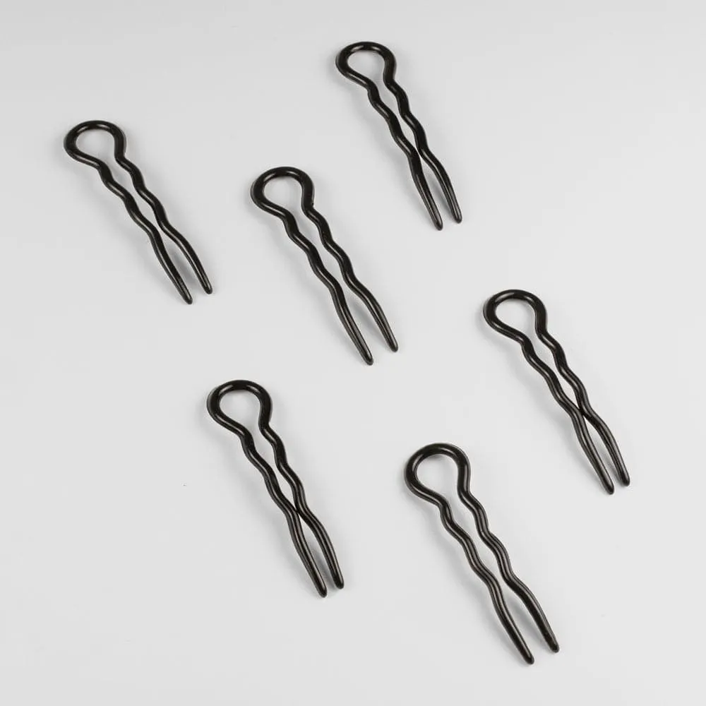 6x 90mm Chignon Hair Pins