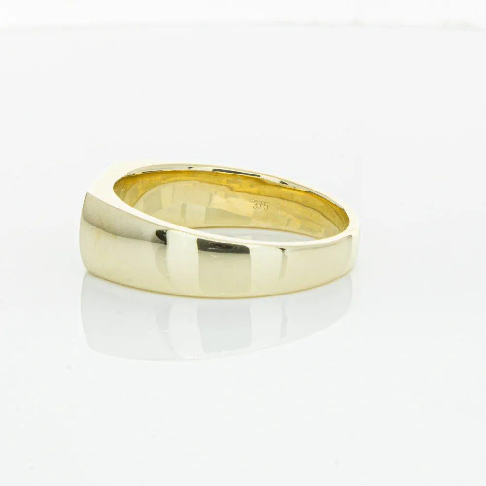 9ct Yellow Gold Rectangular Signet Ring