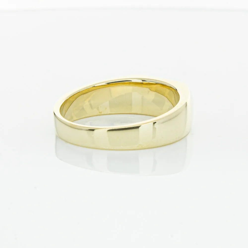 9ct Yellow Gold Rectangular Signet Ring