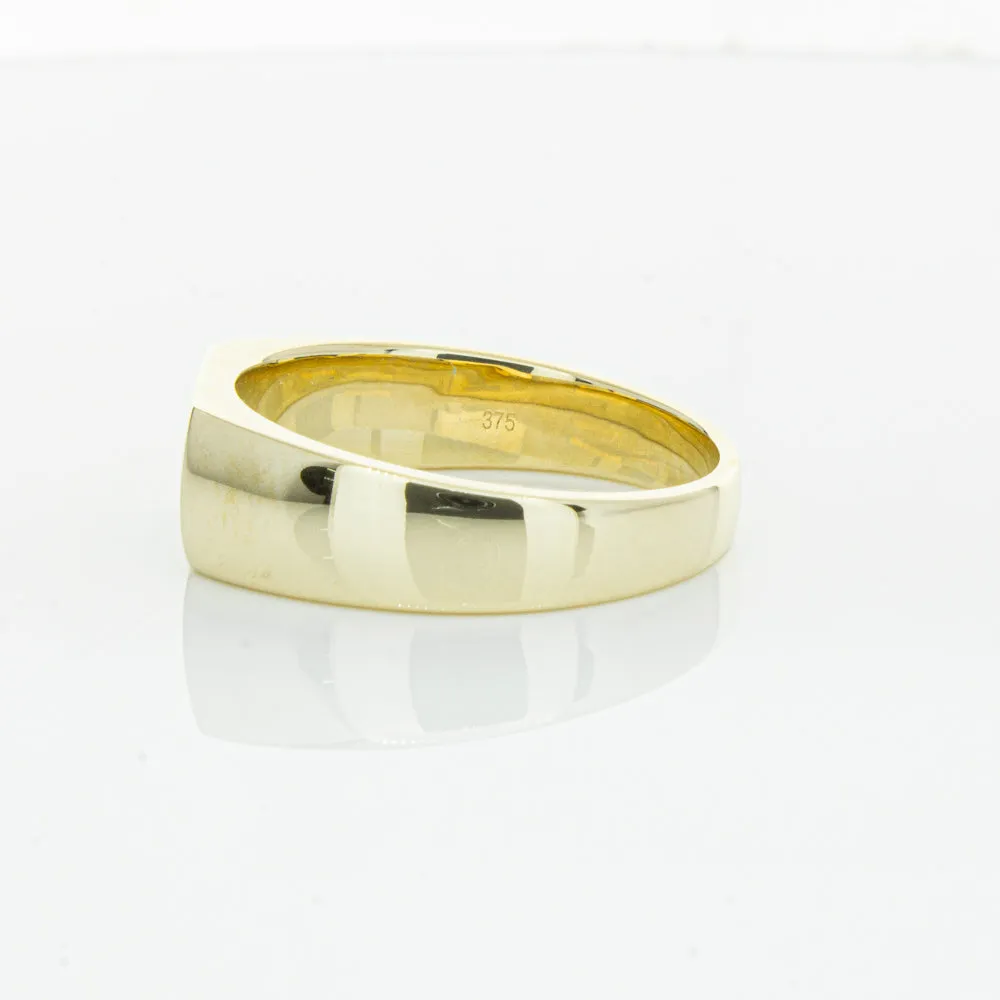 9ct Yellow Gold Rectangular Signet Ring