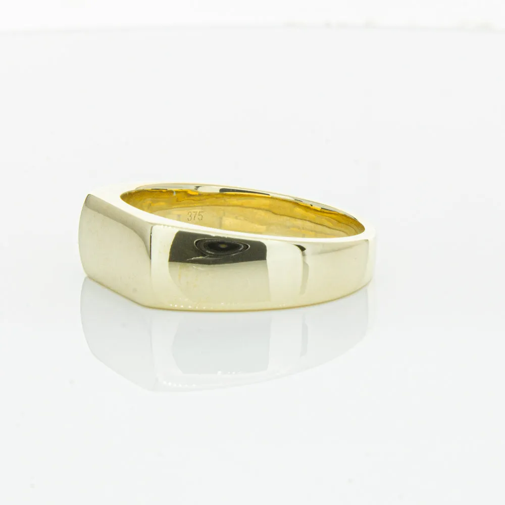 9ct Yellow Gold Rectangular Signet Ring