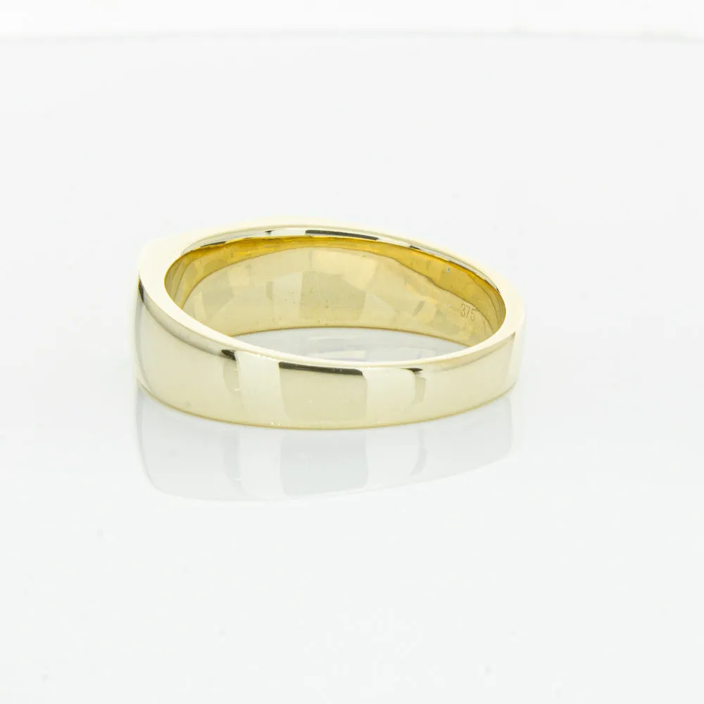 9ct Yellow Gold Rectangular Signet Ring