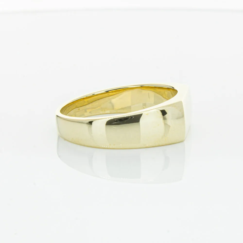 9ct Yellow Gold Rectangular Signet Ring