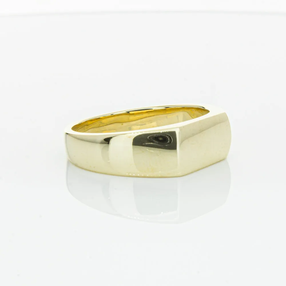 9ct Yellow Gold Rectangular Signet Ring