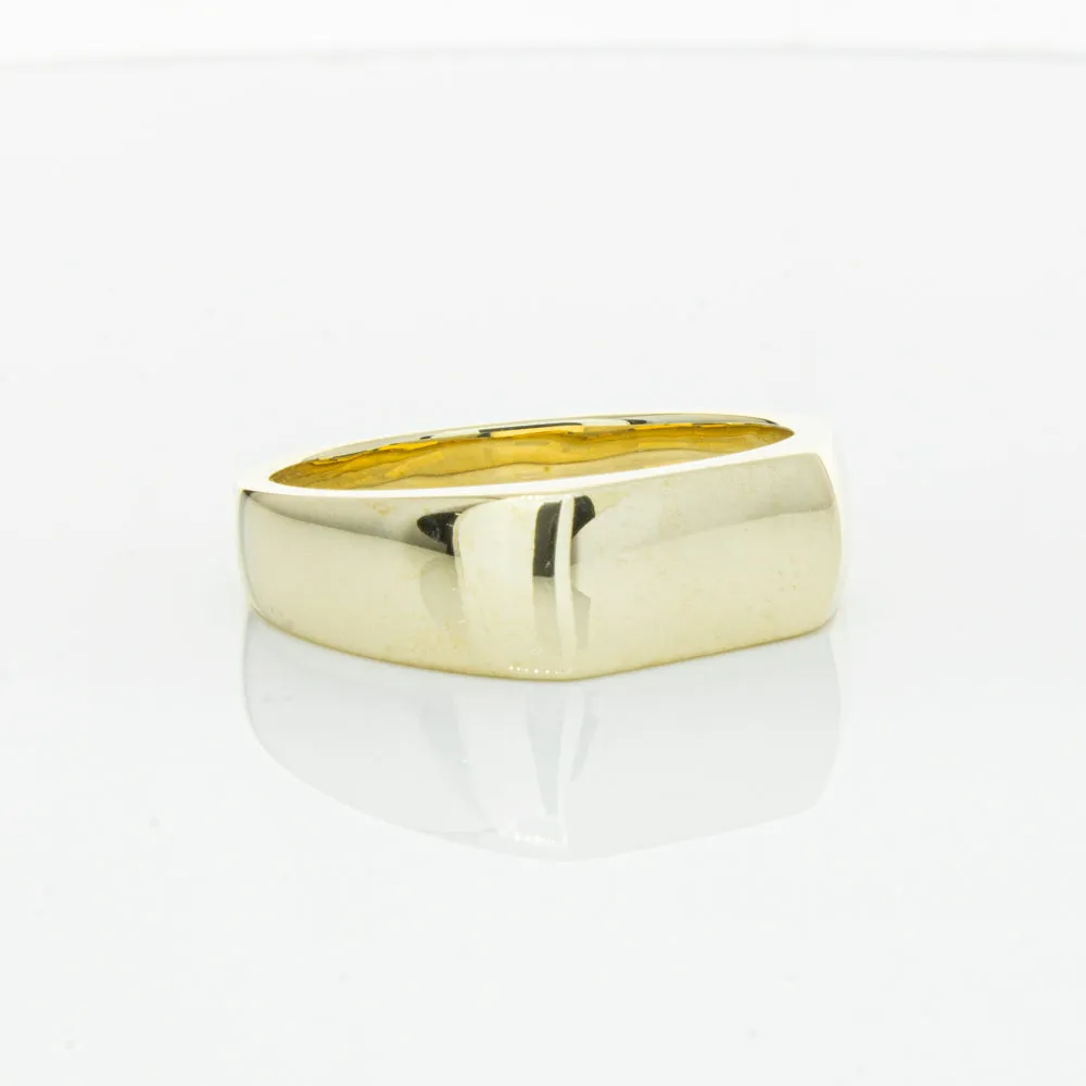 9ct Yellow Gold Rectangular Signet Ring