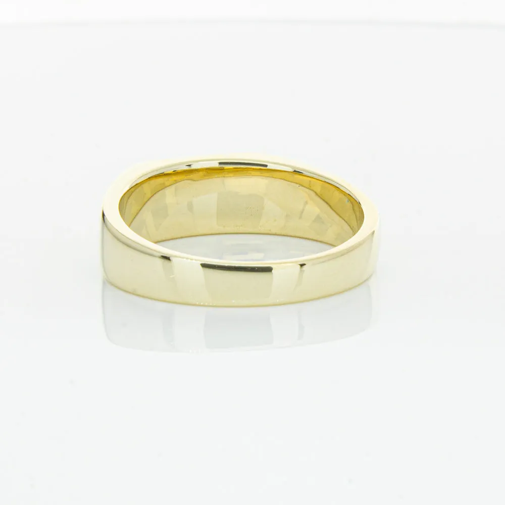 9ct Yellow Gold Rectangular Signet Ring