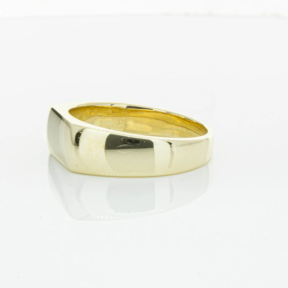 9ct Yellow Gold Rectangular Signet Ring