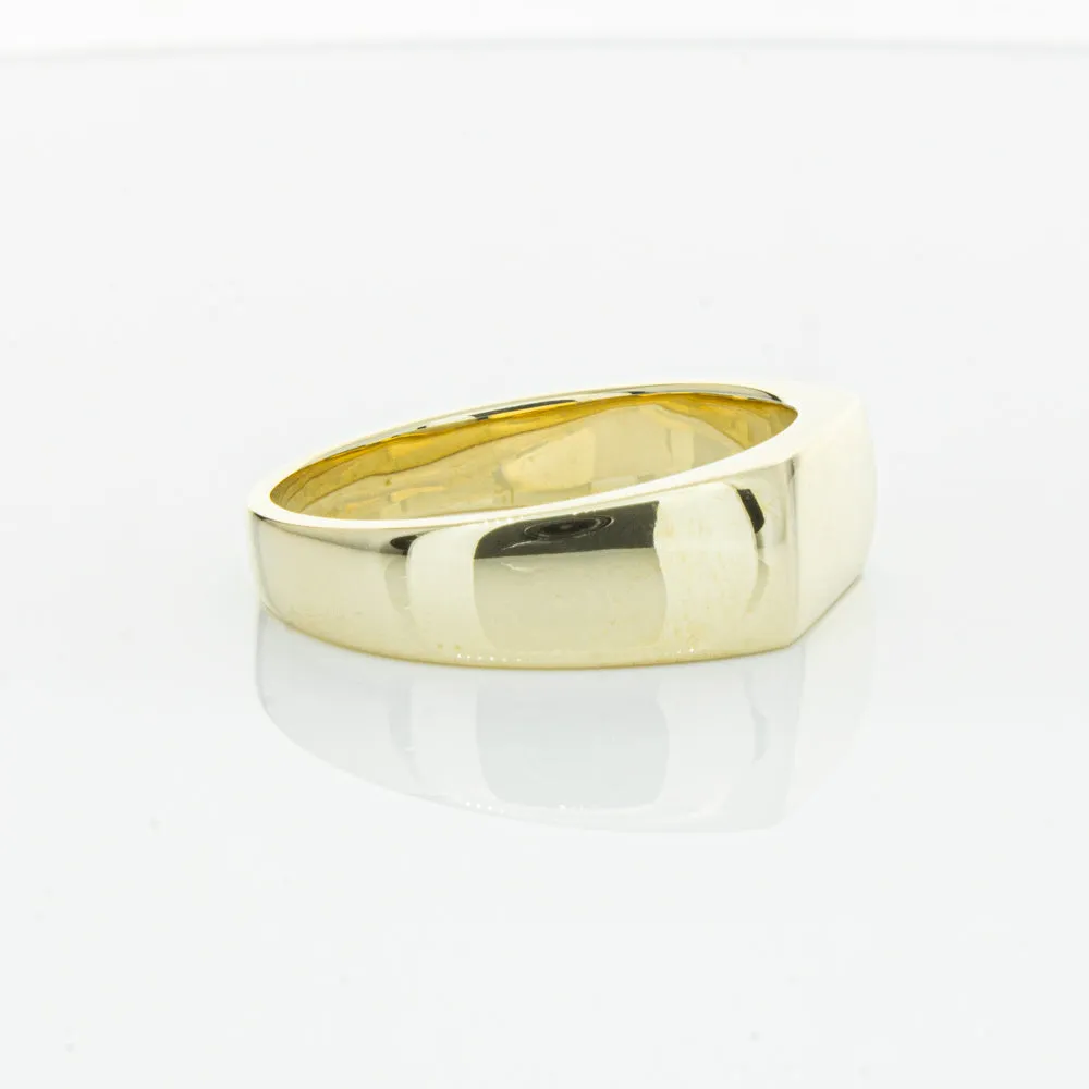 9ct Yellow Gold Rectangular Signet Ring