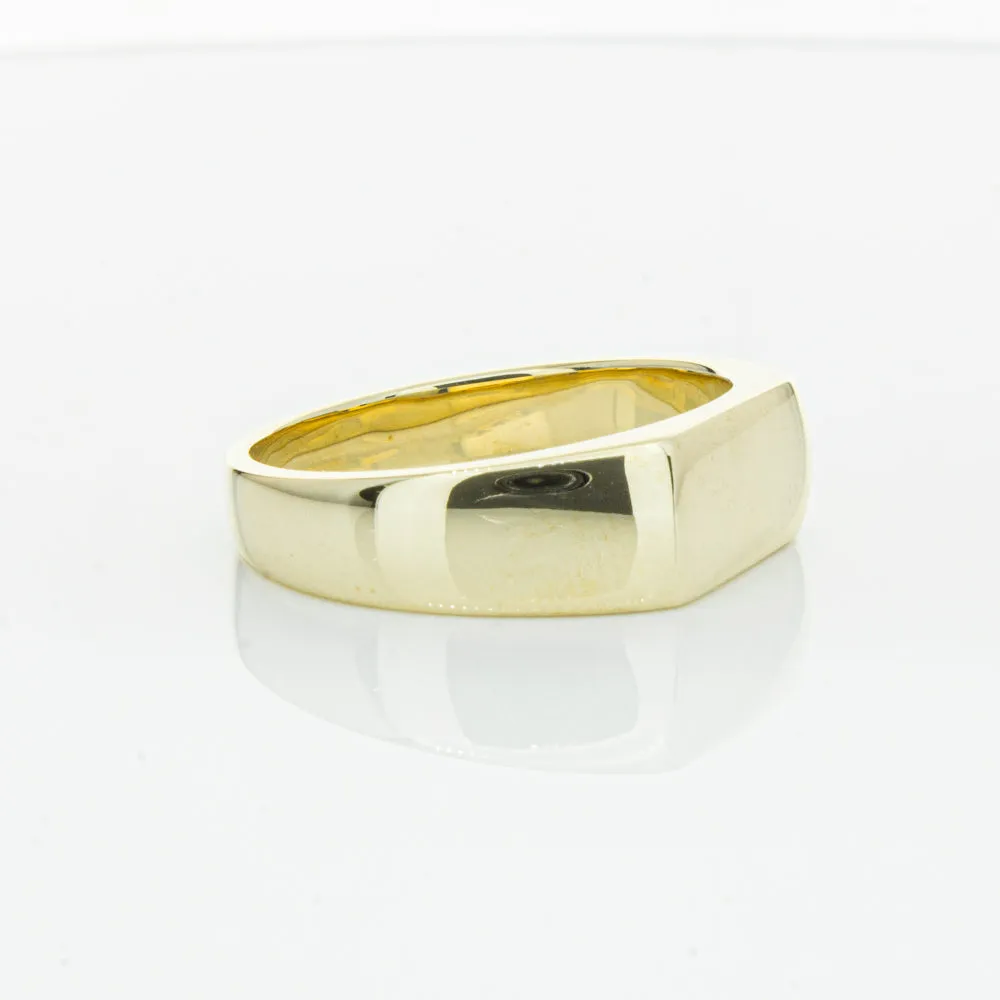 9ct Yellow Gold Rectangular Signet Ring