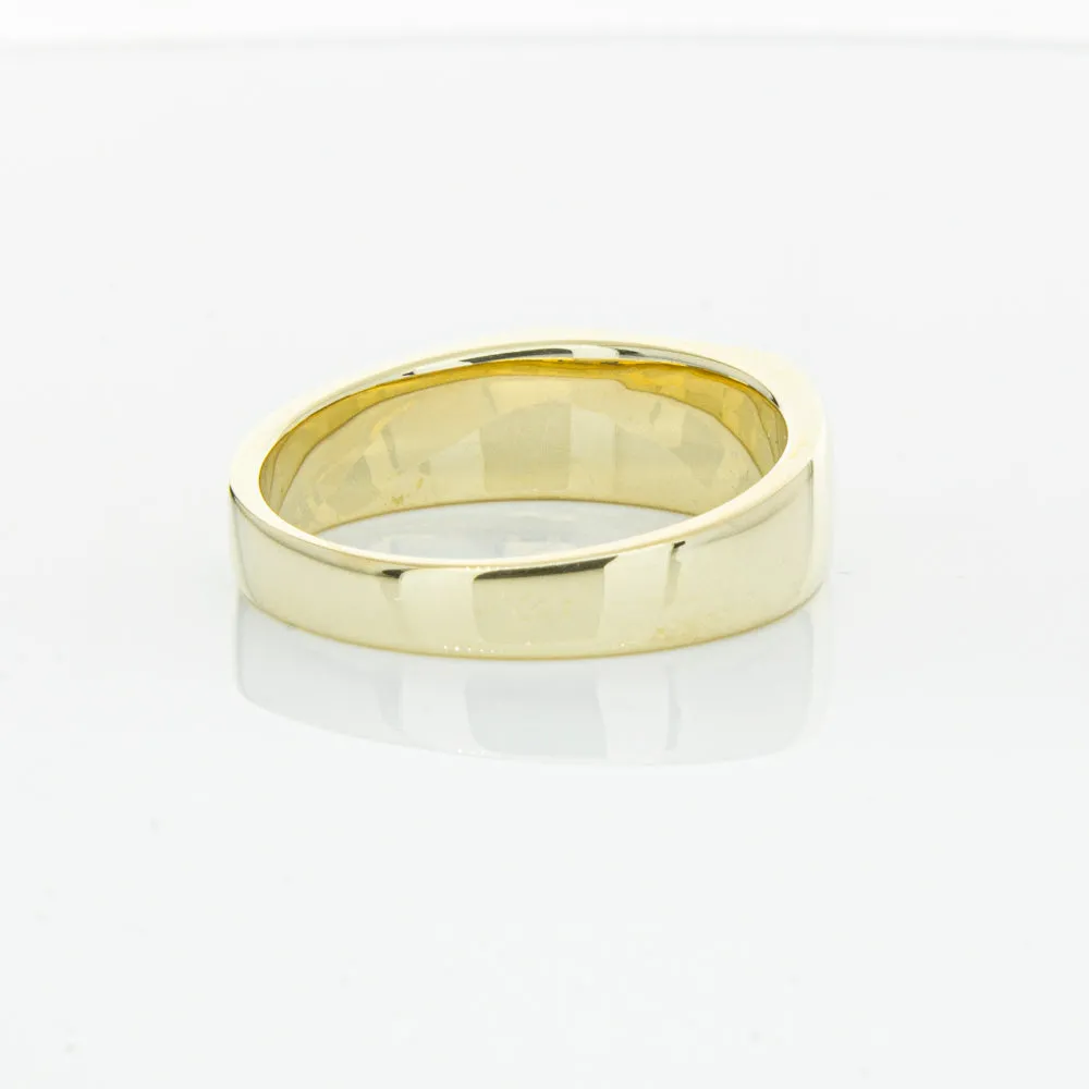 9ct Yellow Gold Rectangular Signet Ring