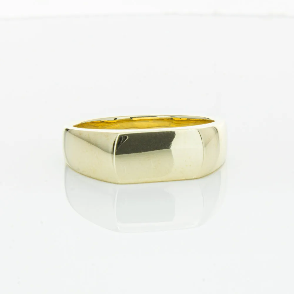 9ct Yellow Gold Rectangular Signet Ring