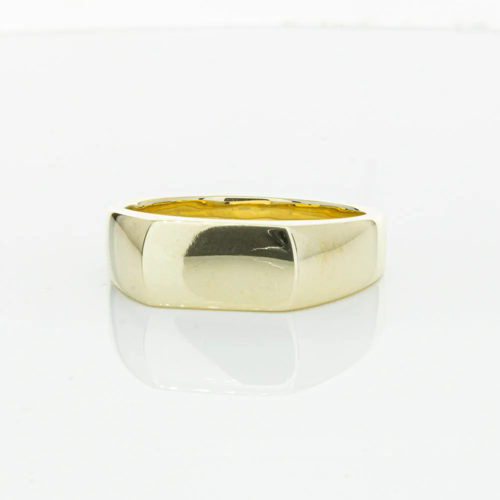 9ct Yellow Gold Rectangular Signet Ring