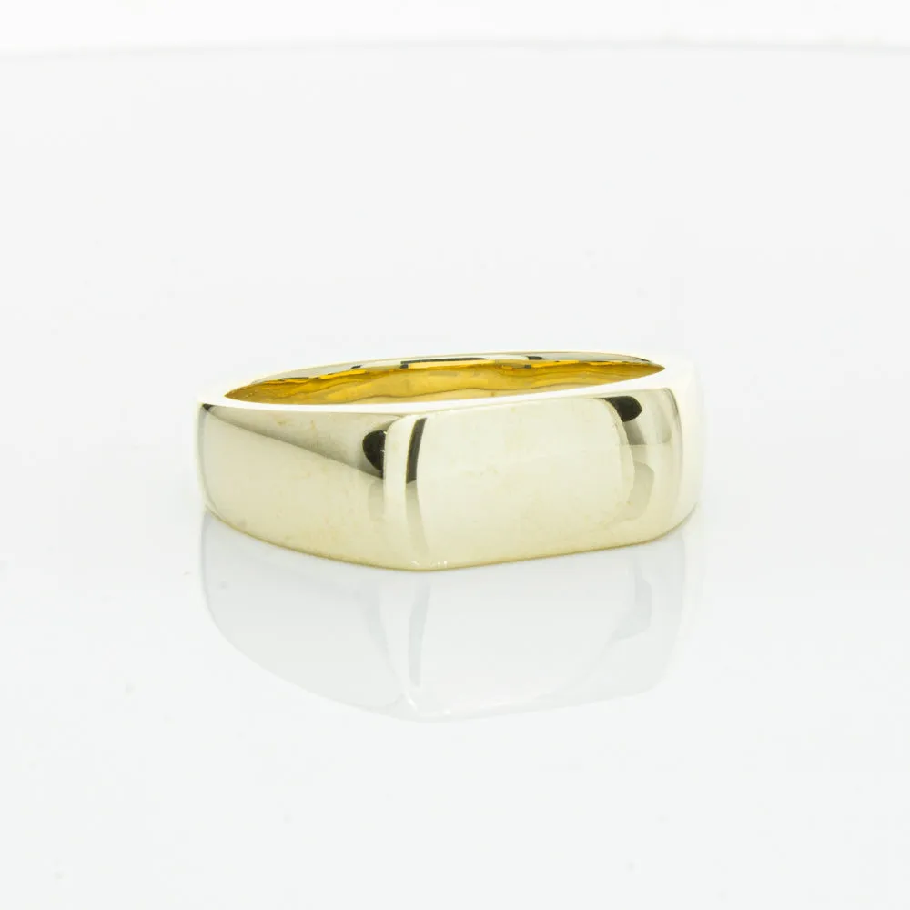 9ct Yellow Gold Rectangular Signet Ring