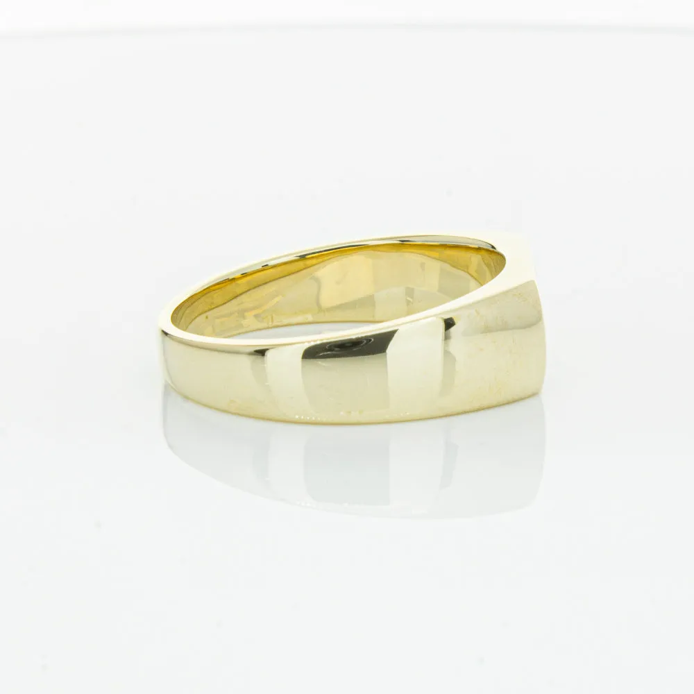 9ct Yellow Gold Rectangular Signet Ring