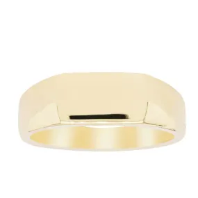 9ct Yellow Gold Rectangular Signet Ring