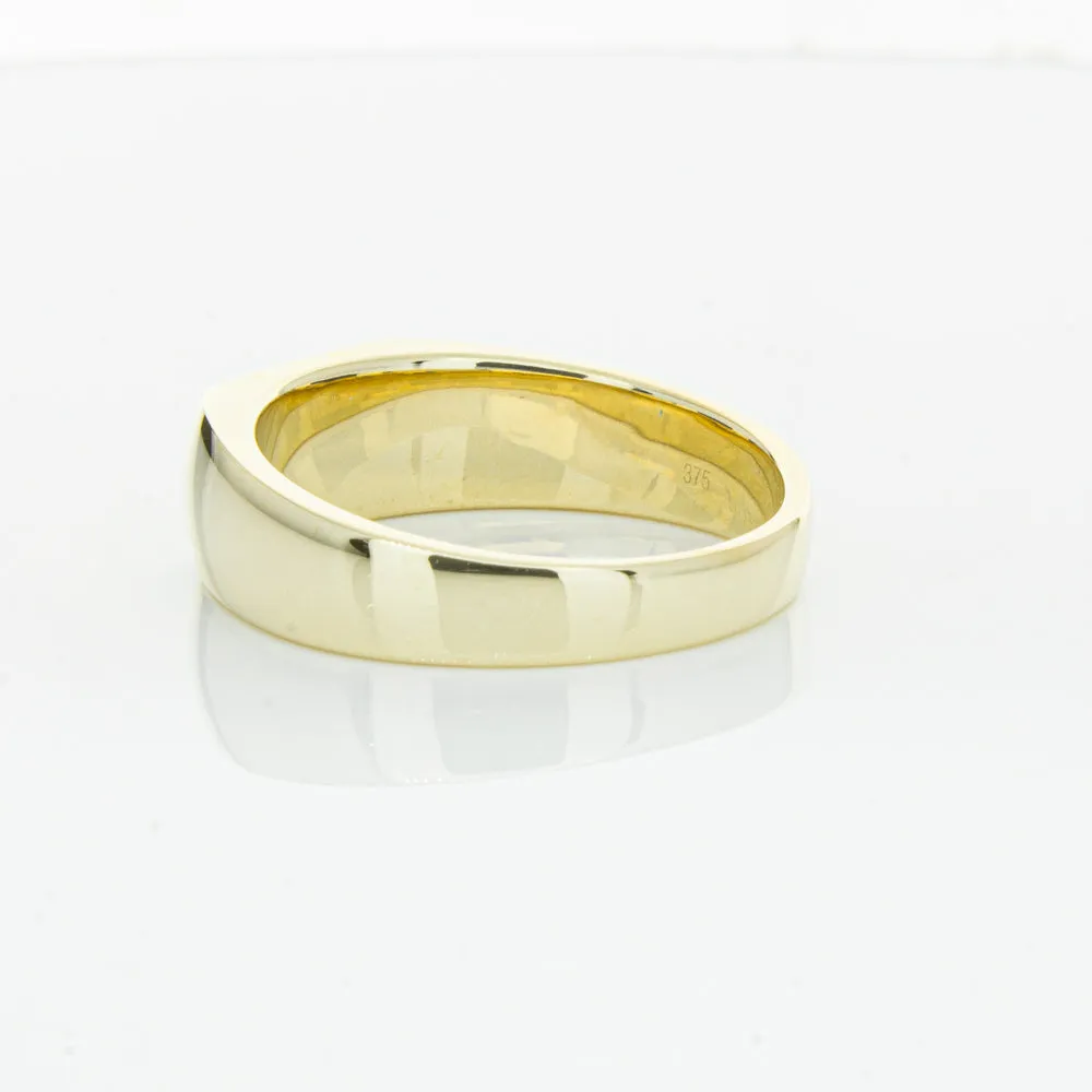 9ct Yellow Gold Rectangular Signet Ring