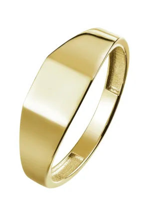 9ct Yellow Gold Square Signet Ring