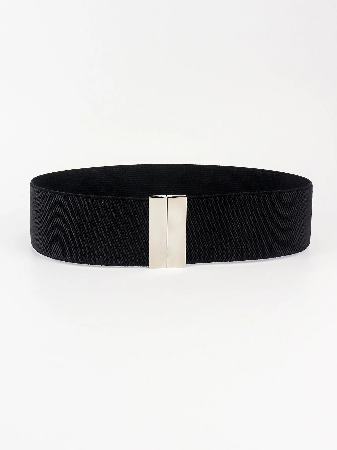 A World Full Of Trends Alloy Buckle Elastic Belt