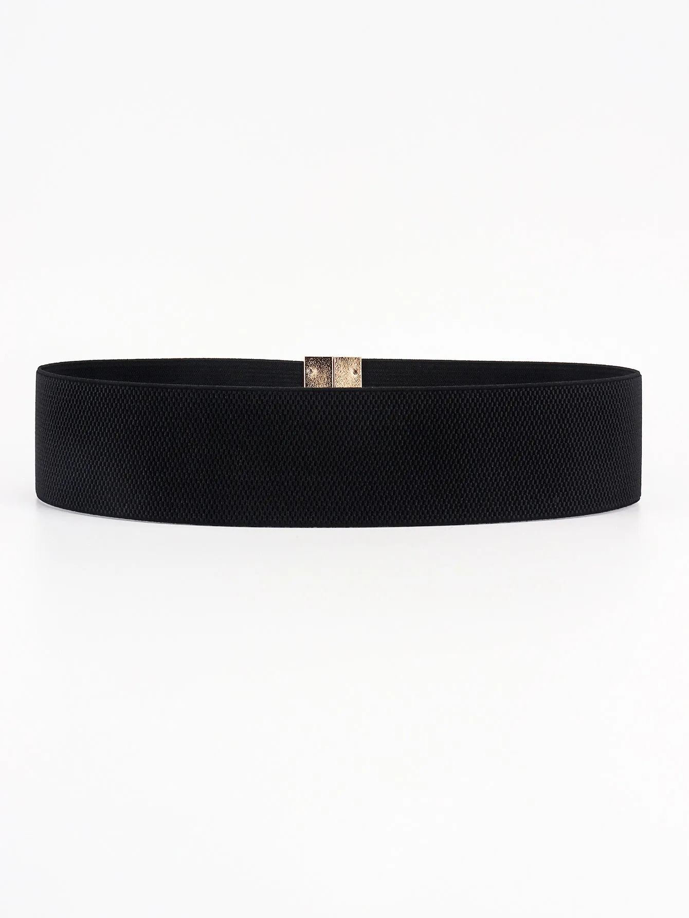 A World Full Of Trends Alloy Buckle Elastic Belt