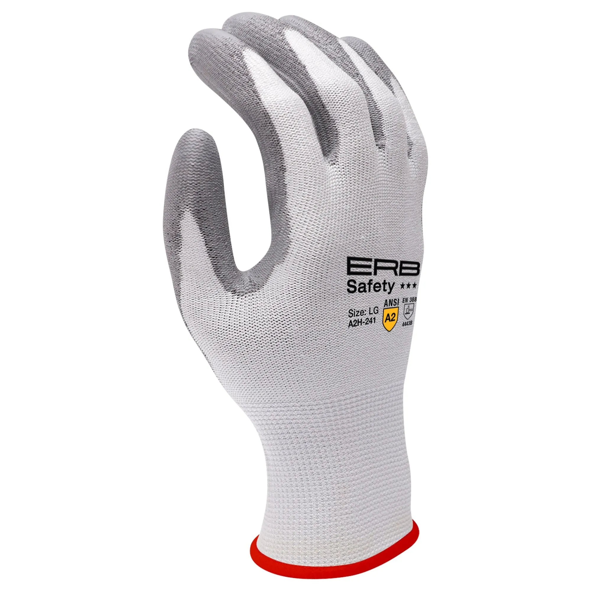 A2H-241 HPPE Cut Glove with PU Coating 12pair