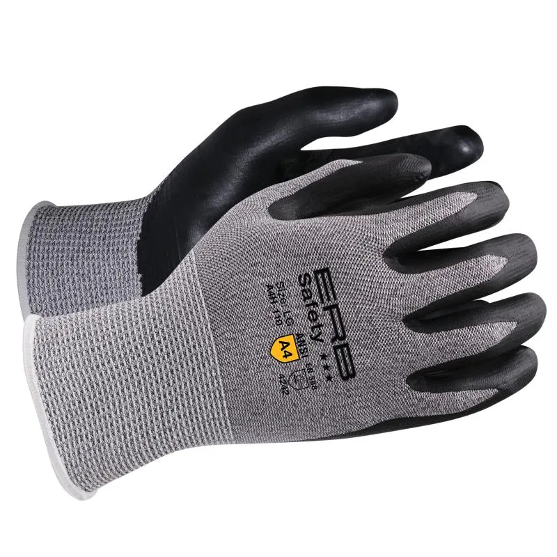 A4H-110 Cut Glove with Nitrile Micro-Foam Coating 12pairs