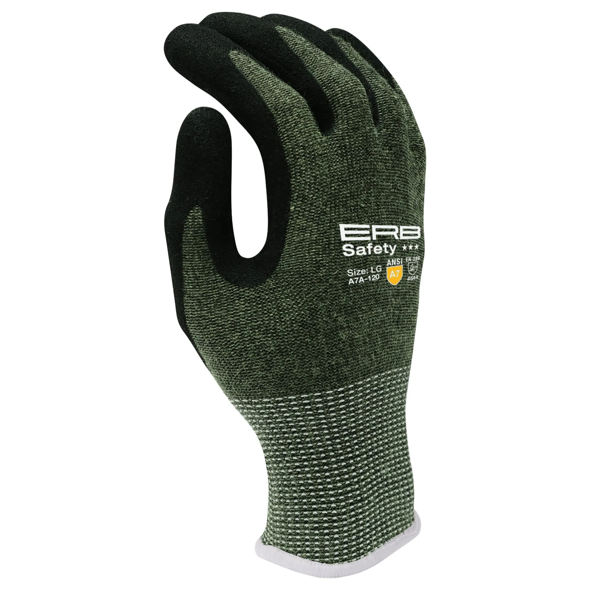 A7A-120 HPPE Cut Glove with Nitrile Sandy Coating 12 pair