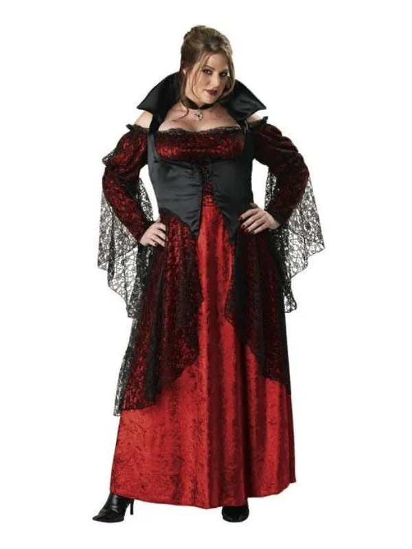 Adult Plus Size Vampiress Costume