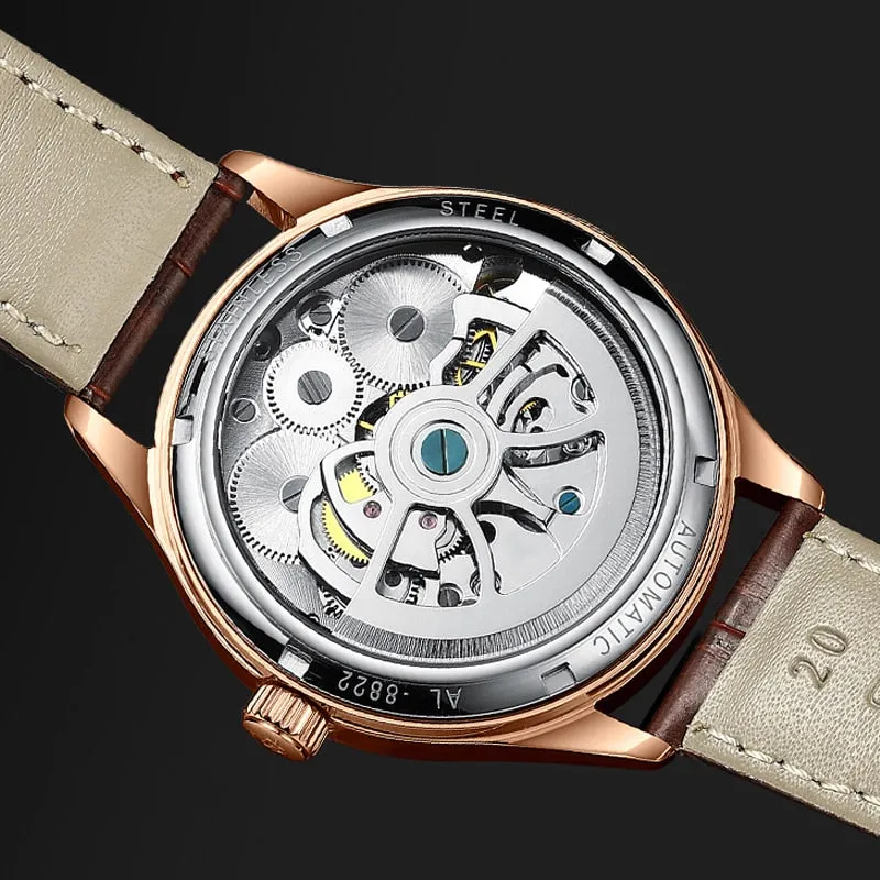 Ailang Original Design Double Flywheel Automatic Mechanical Watch