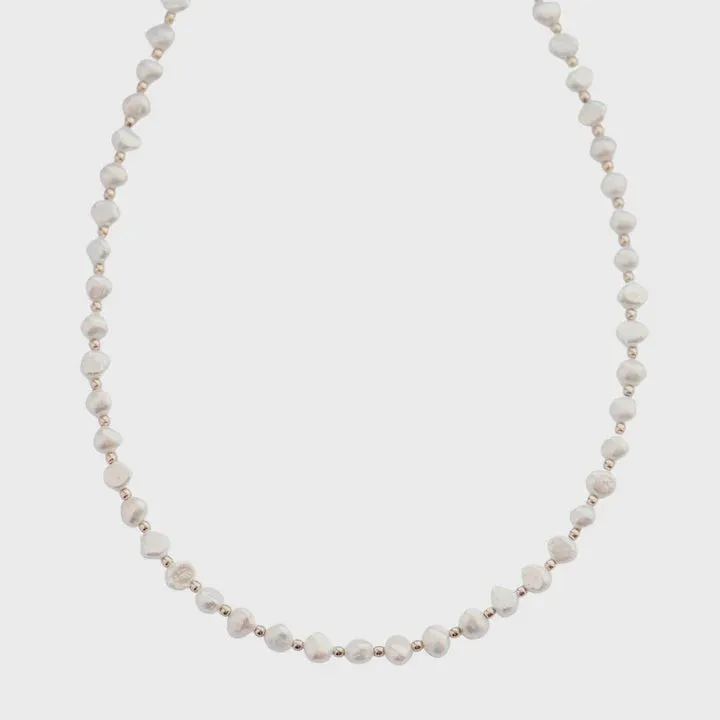 Amelia FWP Ball Bead Choker | 14K Gold Filled