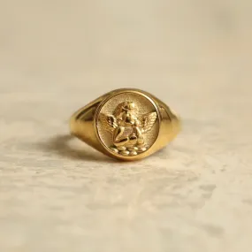 Angel Signet Ring