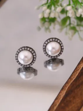 Antique Laure Zirconia Studs