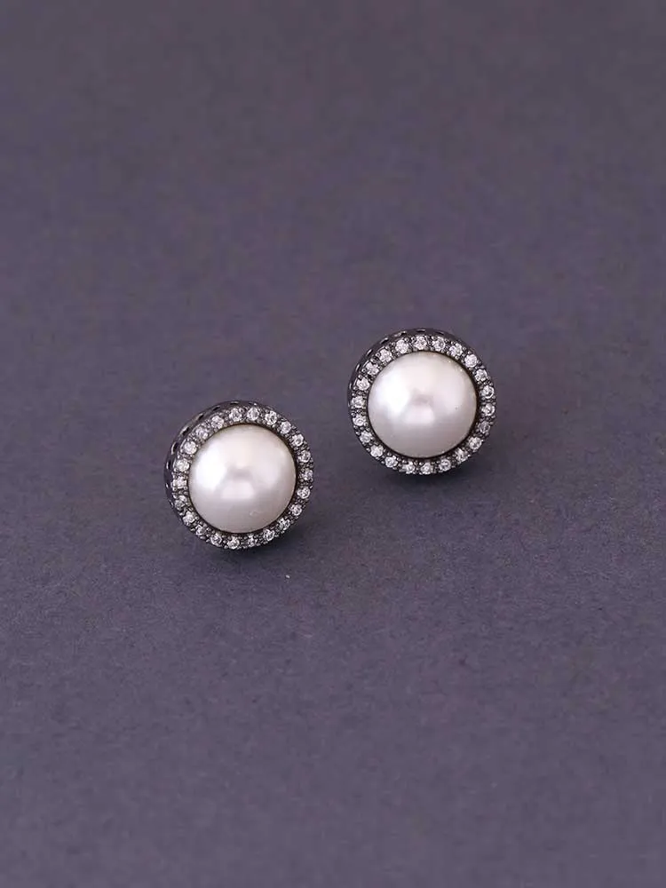 Antique Laure Zirconia Studs