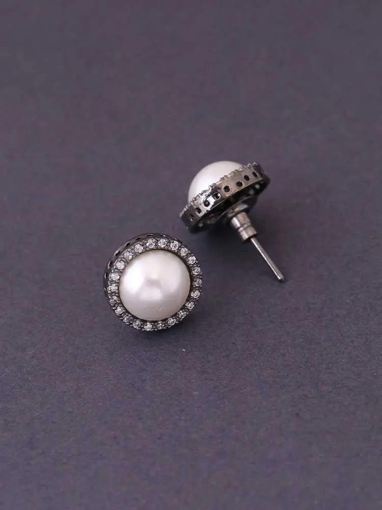 Antique Laure Zirconia Studs