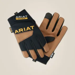 Ariat FlexPro Waterproof Work Glove- Brown & Black