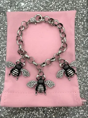 Barberini Bee Bracelet - Silver