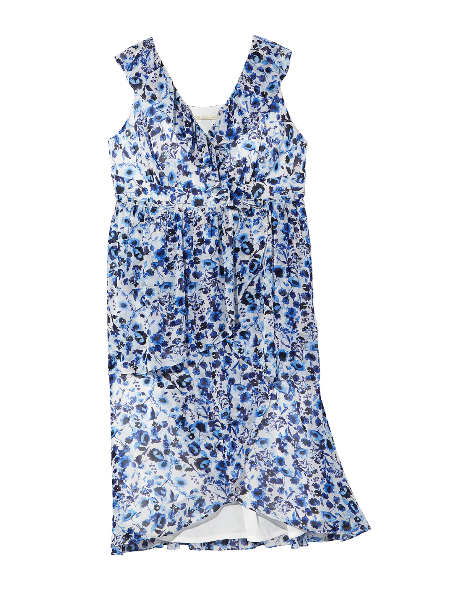 Belinda Floral Dress | Light Blue / Ivory